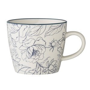 花紋陶瓷咖啡杯