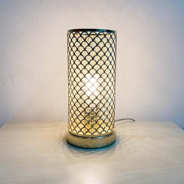 金屬網紋檯燈